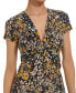 ფოტო #3 პროდუქტის Women's Printed V-Neck Midi Dress