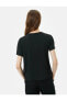 Kadın T-shirt Siyah 4sak50107ek