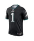 Фото #2 товара Men's Jalen Hurts Black Philadelphia Eagles Legend Jersey