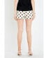 ფოტო #3 პროდუქტის Women's Textured Dots Shorts