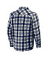 Фото #3 товара Men's Darius Rucker Collection by Navy Boston Red Sox Plaid Flannel Button-Up Shirt