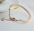 Фото #3 товара Romantic bronze bracelet with a heart KBS-151