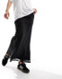 Фото #1 товара ASOS DESIGN chiffon bias maxi skirt in black