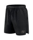 Men's Black San Francisco 49ers Front Office Woven Shorts