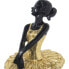 Decorative Figure Alexandra House Living Black Golden Acrylic Plastic Melamin Ballerina 12 x 11 x 27 cm