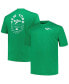 Фото #1 товара Men's Green New York Jets Big and Tall Two-Hit Throwback T-shirt