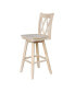 Фото #2 товара Барный стул с двойной спинкой и функцией вращения International Concepts