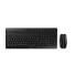 Cherry Stream Desktop - Full-size (100%) - RF Wireless - QWERTY - Black - Mouse included