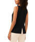 Фото #2 товара Women's Crewneck Split Back Keyhole Tank Top