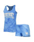 ფოტო #1 პროდუქტის Women's Royal Kentucky Wildcats Billboard Tie-Dye Tank Top and Shorts Sleep Set