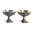 Centerpiece DKD Home Decor 25 x 25 x 19 cm Silver Golden Modern (2 Units)