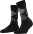 Фото #1 товара Burlington Women's Marylebone Socks Breathable Climate Regulating Odour-Inhibiting Wool with Flat Seam Pressure-free Toe Argyle Fashionable One-SIZE-FITS-ALL as a Gift 1 Pair