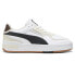 Фото #1 товара Puma Pl Ca Pro Crush Lace Up Mens Black, Off White, White Sneakers Casual Shoes