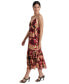 Фото #3 товара Women's Printed Chiffon Midi Dress