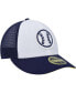 Фото #2 товара Men's White, Navy Milwaukee Brewers 2023 On-Field Batting Practice Low Profile 59FIFTY Fitted Hat