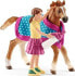 Фото #1 товара Фигурка Schleich Фоалы с одеялом (Foal with blanket) (Фигурки)