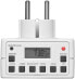 Wentronic Digital Timer - 16 A - 3600 W - White - Daily/Weekly timer - White - Digital - Buttons - 12h/24h - IP20