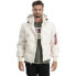 ALPHA INDUSTRIES Logo Puffer bomber jacket