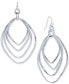 ფოტო #1 პროდუქტის Multi Row Diamond Drop Earrings, Created for Macy's