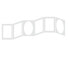 Фото #1 товара Daiber 20120 - Grey - White - Multi picture frame - Rectangular - Portrait - 130 mm - 180 mm