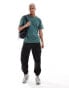 Фото #2 товара Hollister relaxed fit t-shirt in dark green