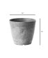 Фото #3 товара Manufacturing Artstone Dolce Round Planter 12" Grey