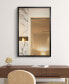 Фото #5 товара Contempo Brushed Stainless Steel Rectangular Wall Mirror, 24" x 36"