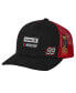 ფოტო #1 პროდუქტის Men's Black, Red NASCAR Trucker Snapback Hat