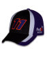 ფოტო #1 პროდუქტის Men's Black, Navy Denny Hamlin Restart Adjustable Hat