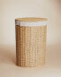 Фото #1 товара Fabric-lined laundry basket