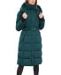 ფოტო #3 პროდუქტის Women's Belted Hooded Puffer Coat
