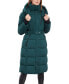 Women's Belted Hooded Puffer Coat