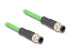 Delock M12 Kabel D-kodiert 4 Pin Stecker zu PUR TPU 1 m 80416 - Cable - 1 m