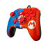PDP Mario REMATCH - Gamepad - Nintendo Switch - Nintendo Switch OLED - D-pad - Home button - Wired - USB - Blue - Red