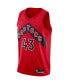 ფოტო #3 პროდუქტის Men's Pascal Siakam Red Toronto Raptors 2020/21 Icon Swingman Jersey