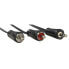 Фото #2 товара Hama 00205112 Audio-Kabel 5 m 3.5mm 2 x RCA Schwarz - Cable - Audio/Multimedia