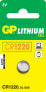 Фото #1 товара Одноразовая батарейка GP Battery CR1220 - Литиевая - 3 В - 1 шт - Нержавеющая сталь