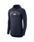 Фото #2 товара Men's Navy Penn State Nittany Lions Campus Performance Long Sleeve Hoodie T-shirt