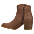 Фото #3 товара Dirty Laundry Unite Lizard Round Toe Cowboy Booties Womens Brown Casual Boots UN