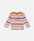 ფოტო #1 პროდუქტის Toddler Girls Printed T-Shirt Multicolor Stripe - Toddler|Child