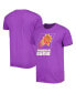 Фото #2 товара Men's and Women's Purple Phoenix Suns Hardwood Classics Bingham Elevated T-shirt
