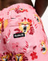 Hurley cannonball tiger swim shorts in pink