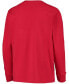 ფოტო #4 პროდუქტის Big Boys Scarlet Ohio State Buckeyes Lockup Long Sleeve T-shirt