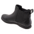 Softwalk Highland S2053-001 Womens Black Leather Slip On Chelsea Boots 6.5