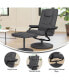 Фото #6 товара Contemporary Multi-Position Recliner & Ottoman W/ Wrapped Base