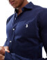 Polo Ralph Lauren icon logo estate collar jersey shirt in navy