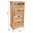 Chest of drawers Alexandra House Living Cane Paolownia wood 29 x 75 x 35 cm