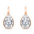 Original bronze earrings with zircons EA671R