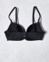 Фото #4 товара ASOS DESIGN 2 pack microfibre moulded t-shirt bra in black & white