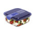 Фото #4 товара Герметичная коробочка для завтрака Luminarc Easy Box Синий Cтекло (760 ml) (6 штук)